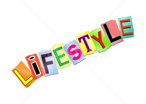 Lifestyle word concept. Stock photo © 72soul