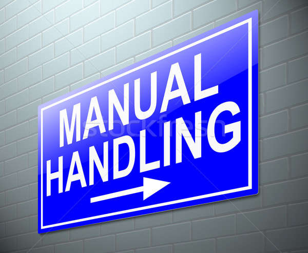 Manual handling concept. Stock photo © 72soul