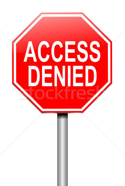 Access denied concept. Stock photo © 72soul