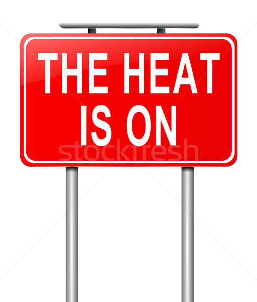 The heat is on. Stock photo © 72soul