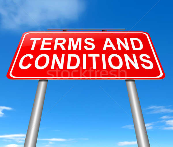 Stock photo: Terms and conditions.