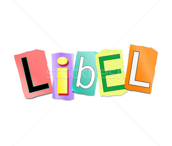 Libel concept. Stock photo © 72soul