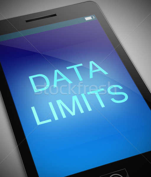 Data limit concept. Stock photo © 72soul
