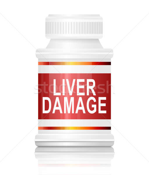 Liver damage concept. Stock photo © 72soul