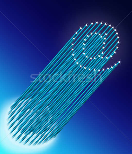 Mare viteza in banda larga ilustrare multe albastru Imagine de stoc © 72soul