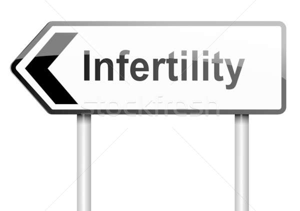 Stock foto: Unfruchtbarkeit · Illustration · Straße · Verkehrszeichen · weiß · Hintergrund