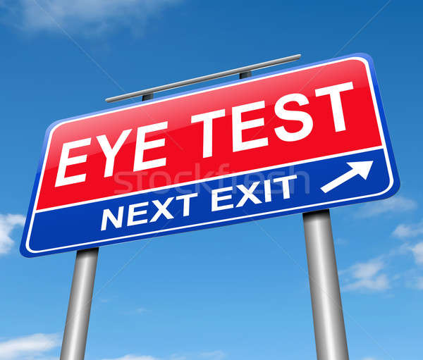 Eye test concept. Stock photo © 72soul