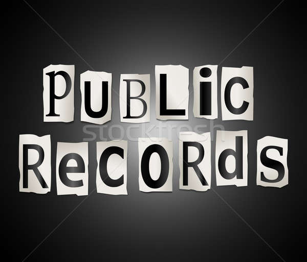 Public records concept. Stock photo © 72soul