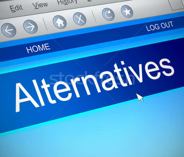 Stock photo: Alternatives concept.