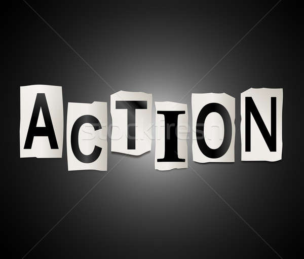 Action word concept. Stock photo © 72soul
