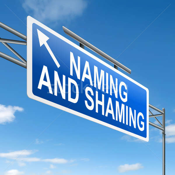 Naming and shaming concept. Stock photo © 72soul