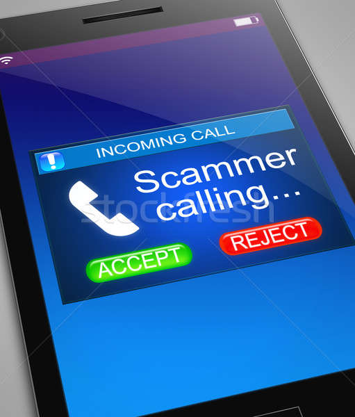 Scam caller concept. Stock photo © 72soul