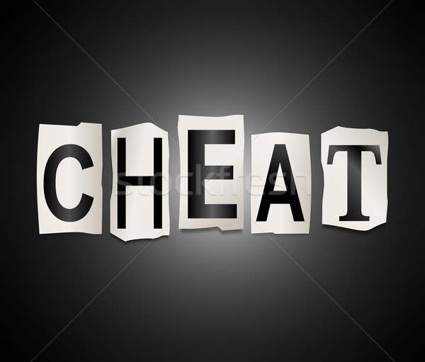 Cheat concept. Stock photo © 72soul