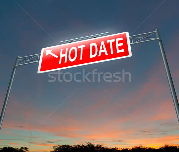 Hot date concept. Stock photo © 72soul