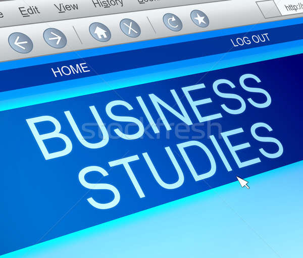 Business studies concept. Stock photo © 72soul