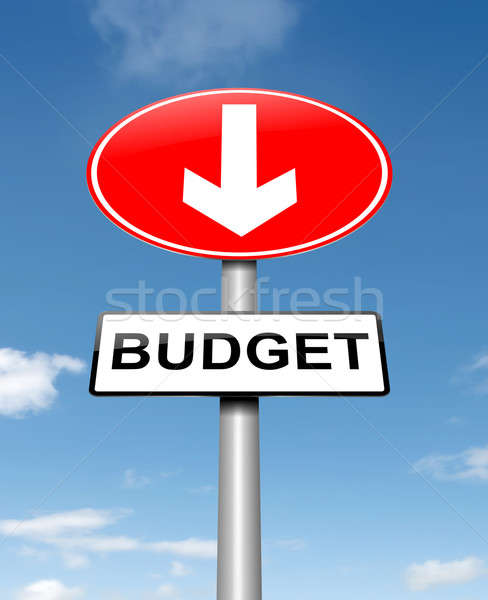 Budget decrease. Stock photo © 72soul