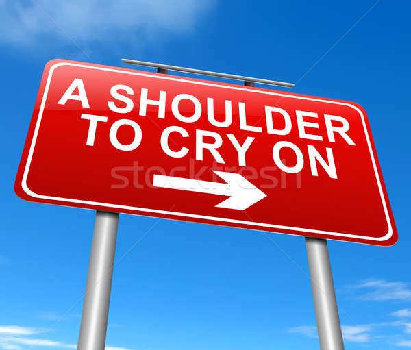 A shoulder to cry on. Stock photo © 72soul