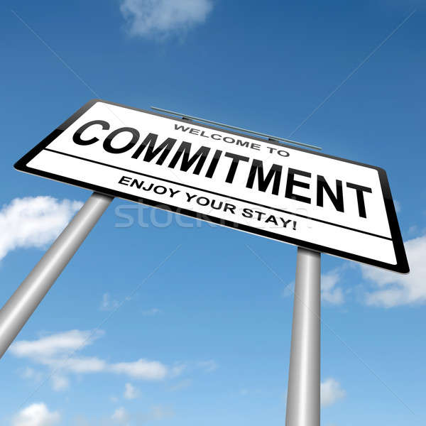 Commitment concept. Stock photo © 72soul