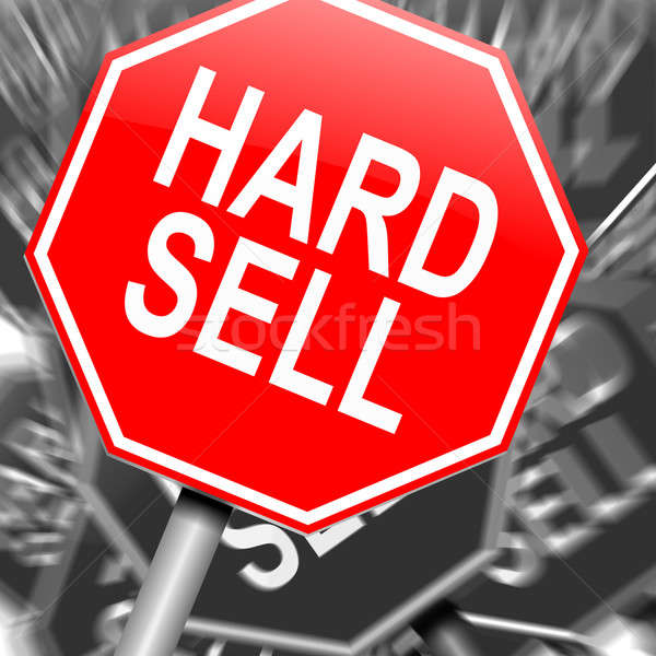 Hard sell concept. Stock photo © 72soul