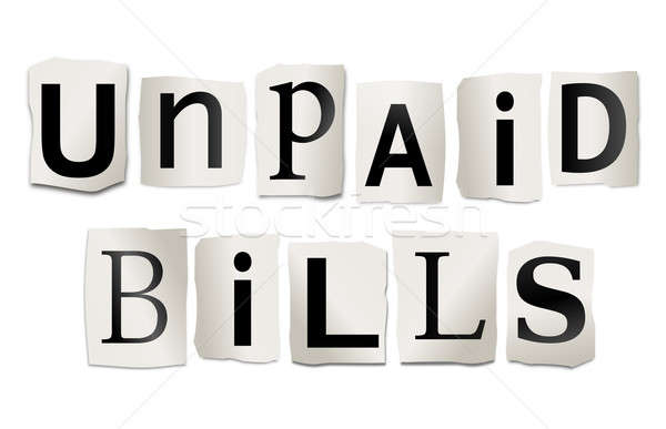 Unpaid bills concept. Stock photo © 72soul