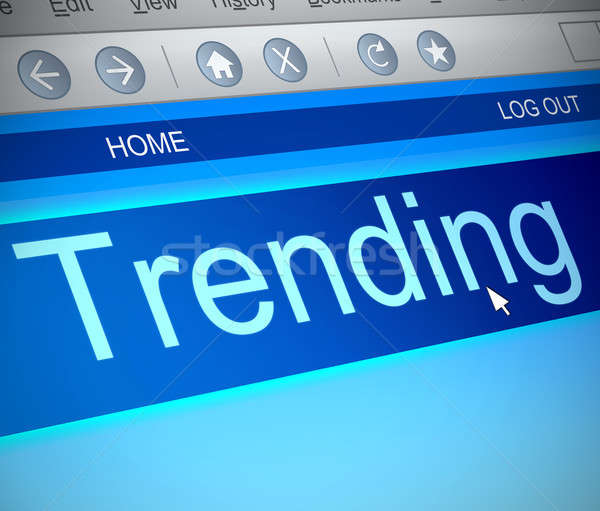 Trending concept. Stock photo © 72soul