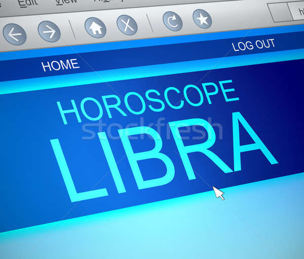 Libra horoscope concept. Stock photo © 72soul