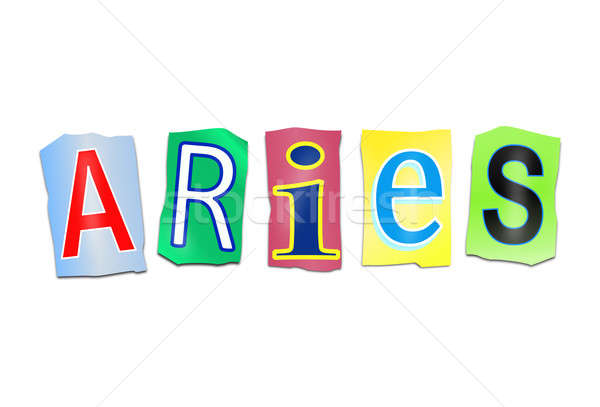 Aries word concept. Stock photo © 72soul