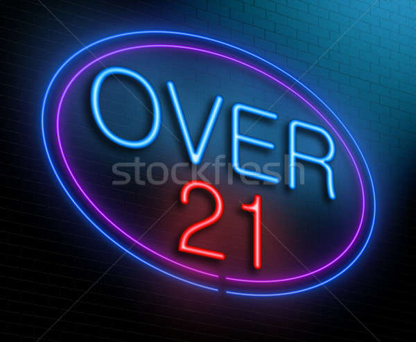 Over 21 concept. Stock photo © 72soul