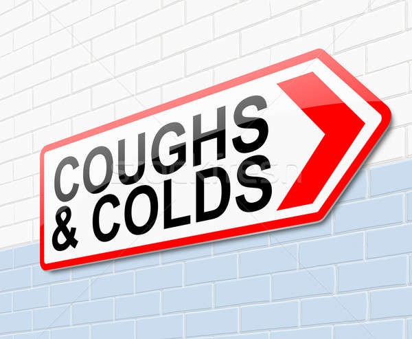 Coughs and colds concept. Stock photo © 72soul