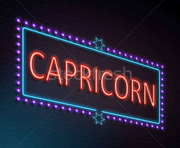 Capricorn sign concept. Stock photo © 72soul