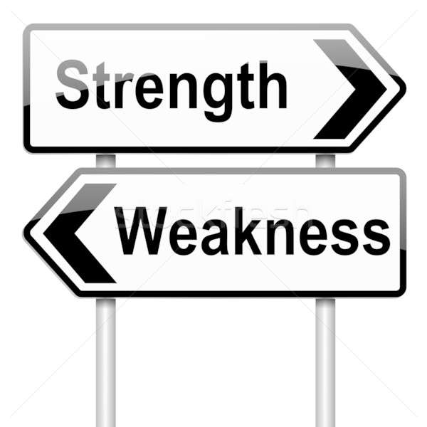 Strengths or weakness concept. Stock photo © 72soul