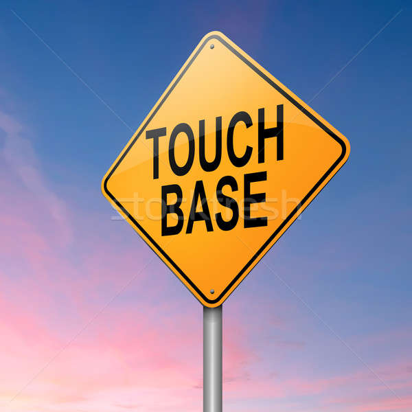 Touch base concept. Stock photo © 72soul