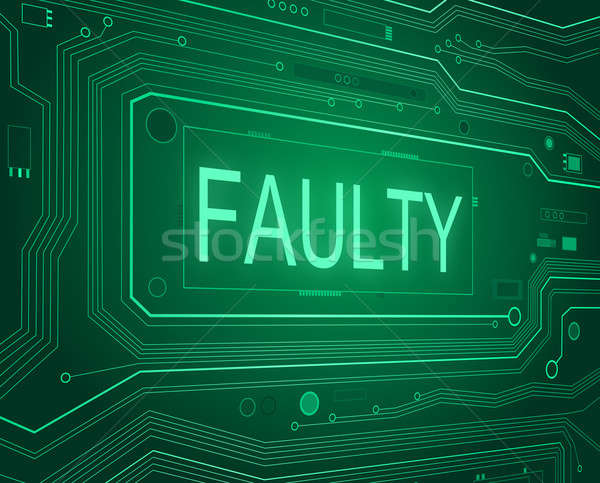 Faulty concept. Stock photo © 72soul