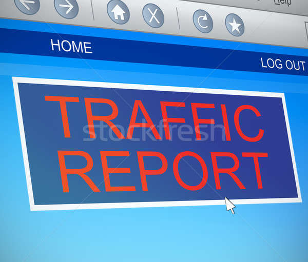Traffic report concept. Stock photo © 72soul