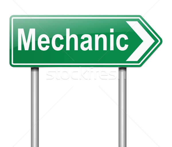Mechanic concept. Stock photo © 72soul