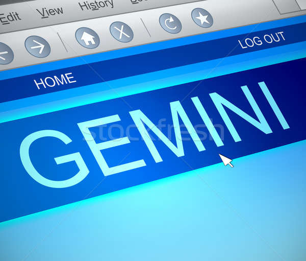 Gemini horoscope concept. Stock photo © 72soul