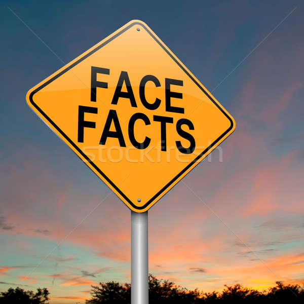Face facts. Stock photo © 72soul