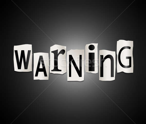 Warning concept. Stock photo © 72soul