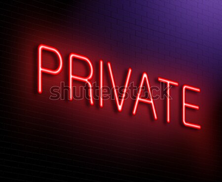 Private concept. Stock photo © 72soul