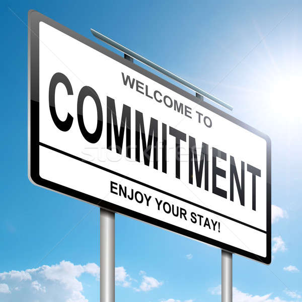 Commitment concept. Stock photo © 72soul