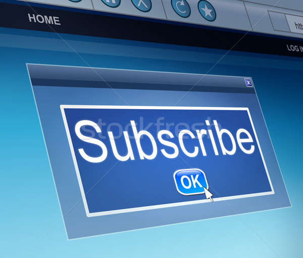 Subscribe concept. Stock photo © 72soul