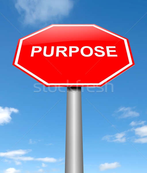 Purpose sign concept. Stock photo © 72soul