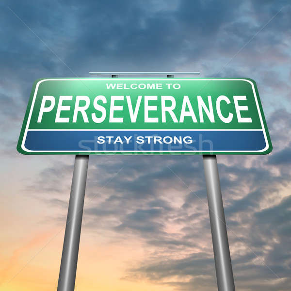 Stock photo: Perseverance concept.