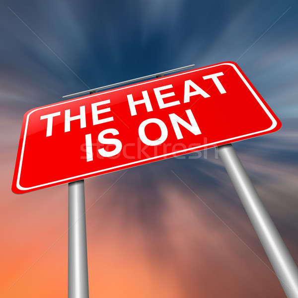 The heat is on. Stock photo © 72soul