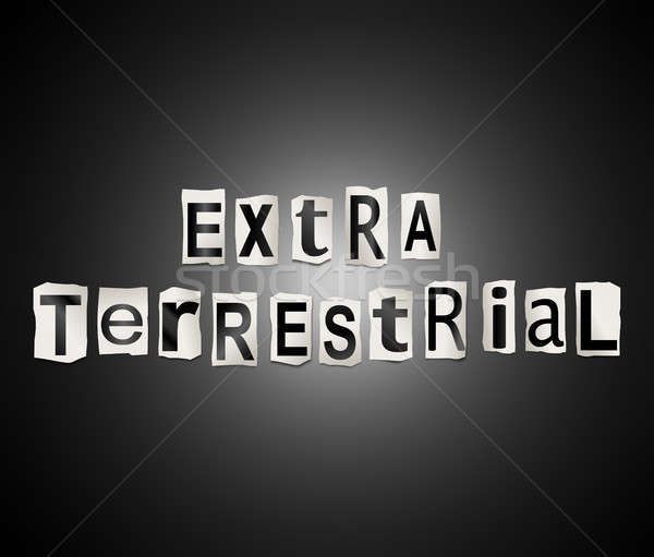 Extra terrestrial concept. Stock photo © 72soul