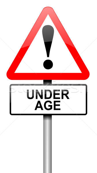 Under age concept. Stock photo © 72soul