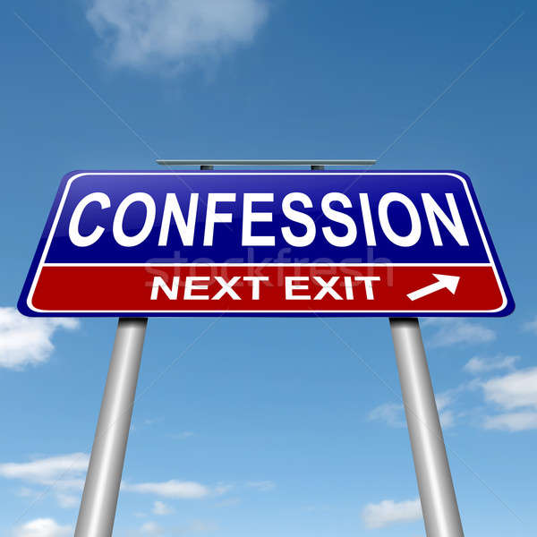 Confession concept. Stock photo © 72soul