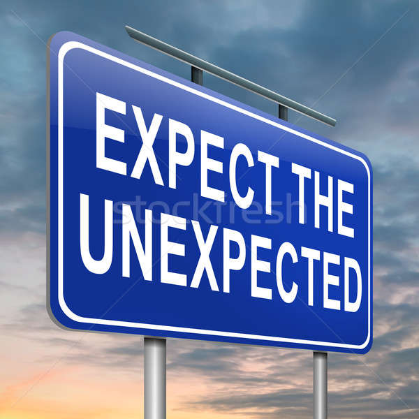 Expect the unexpected. Stock photo © 72soul