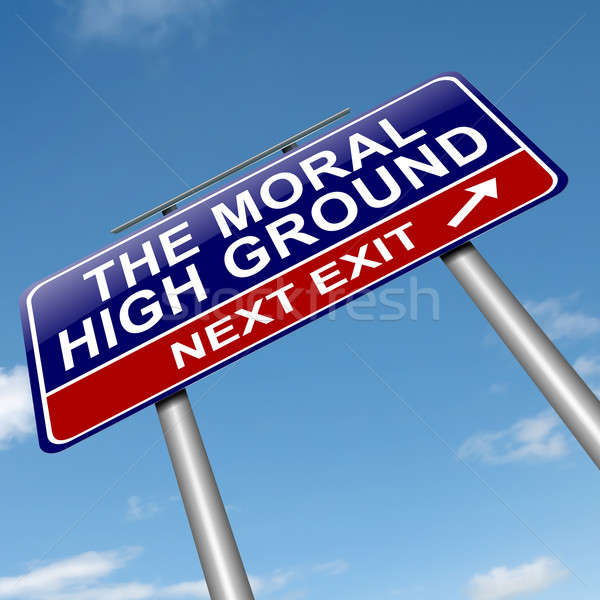 Moral high ground. Stock photo © 72soul