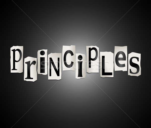 Principles concept. Stock photo © 72soul